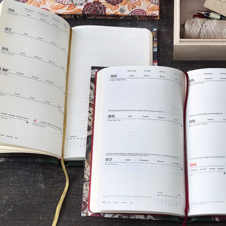 DIARY CUSTOMIZER @- FULL LEATHER BOUND